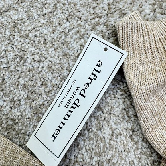 NEW Alfred Dunner Women's Beige and Pink Sweater size 1X Knit Pullover - Picture 11 of 13